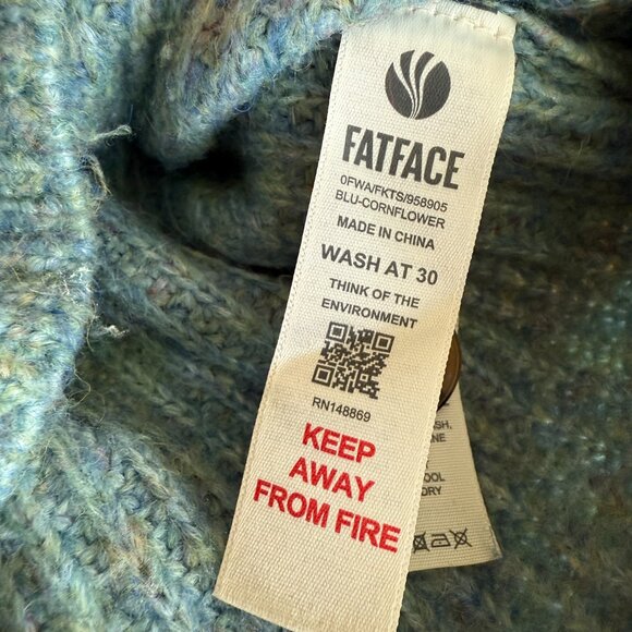 Fat face Blue Cardigan - Picture 2 of 6